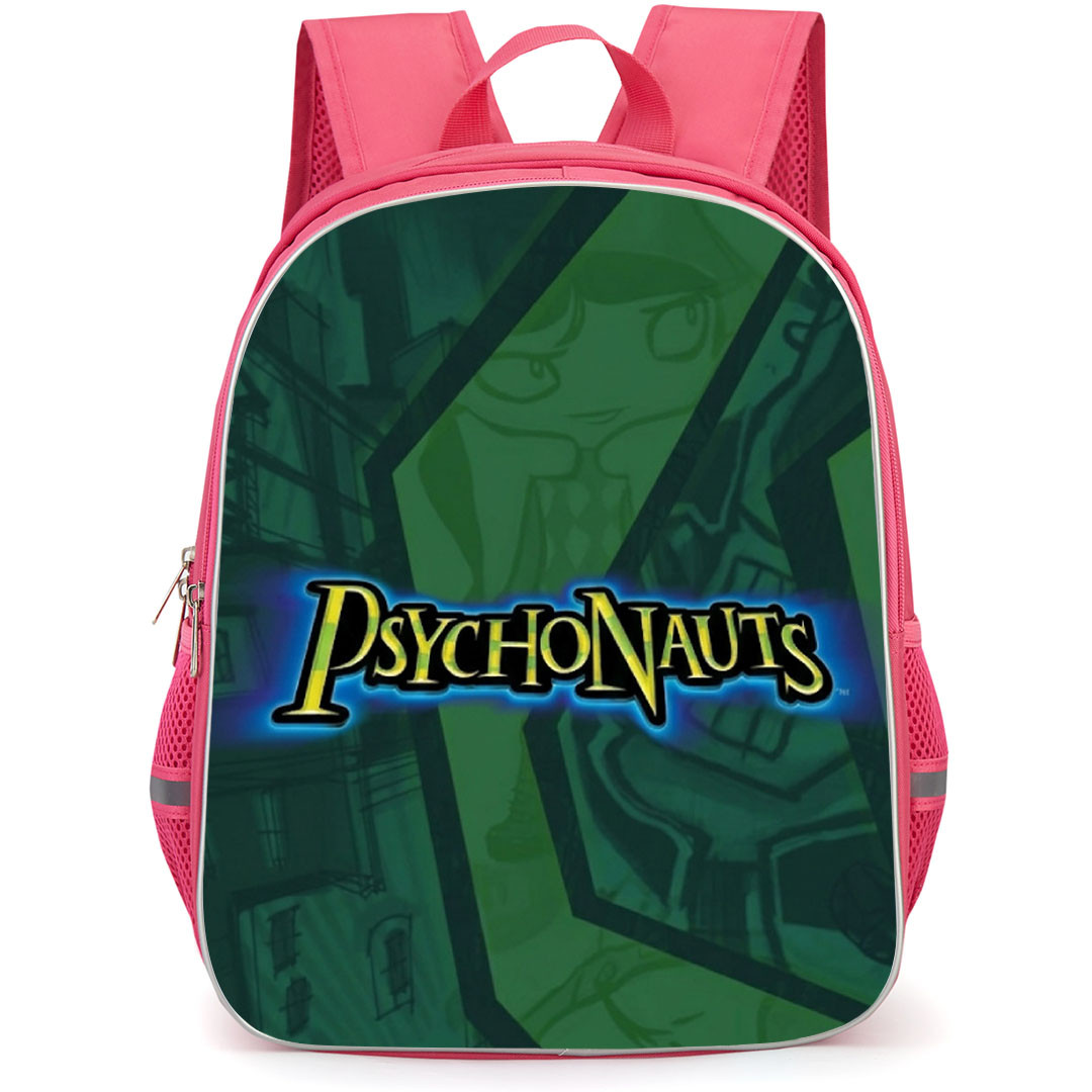 Psychonauts Backpack School Bag StudentPack - Psychonauts Game Logo Wordmark Poster
