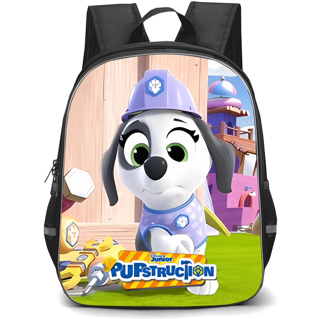 Pupstruction Bailey Backpack StudentPack - Bailey Walking