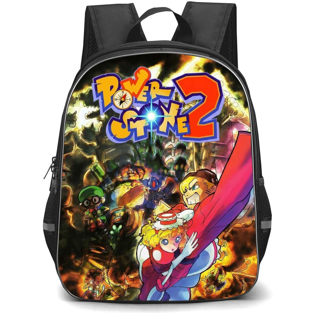 Power Stone Backpack School Bag StudentPack - Power Stone 2 Game Cover Art