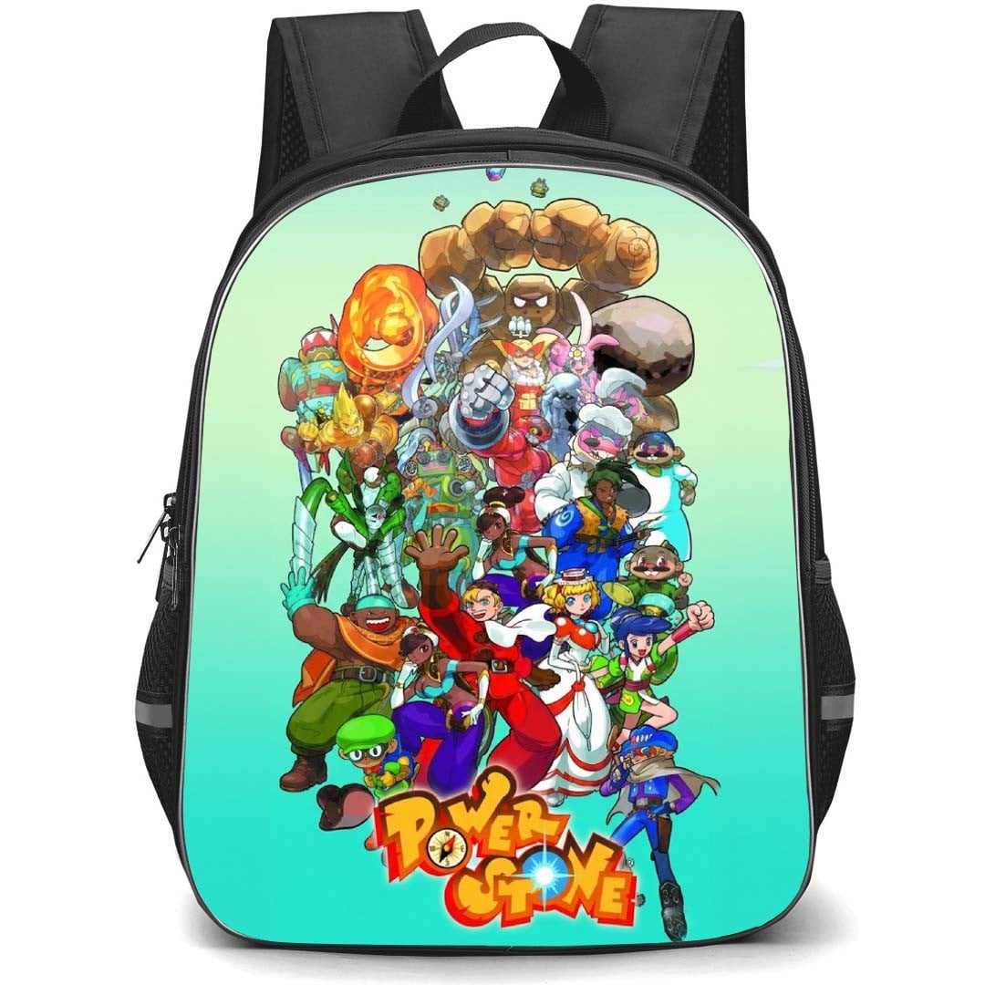 Power Stone Backpack School Bag StudentPack - Power Stone Characters Attack Series Poster