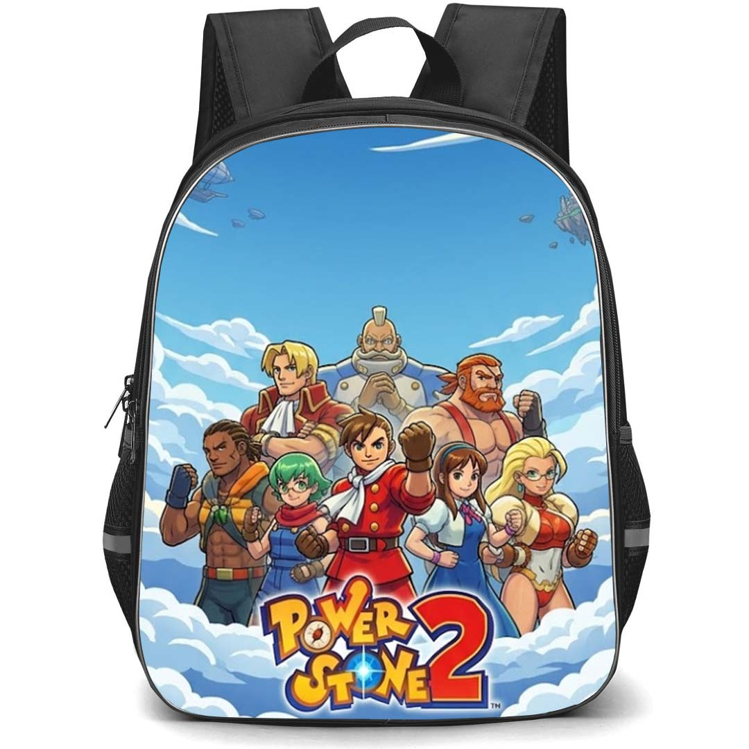 Power Stone Backpack School Bag StudentPack - Power Stone Characters Fist Sky Series Poster