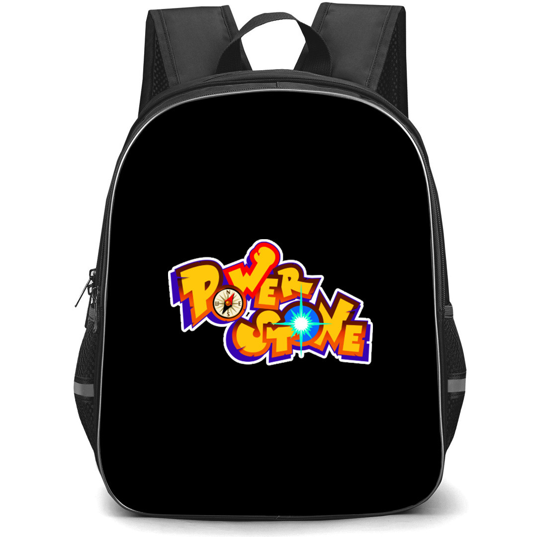 Power Stone Backpack School Bag StudentPack - Power Stone Game Logo Sticker