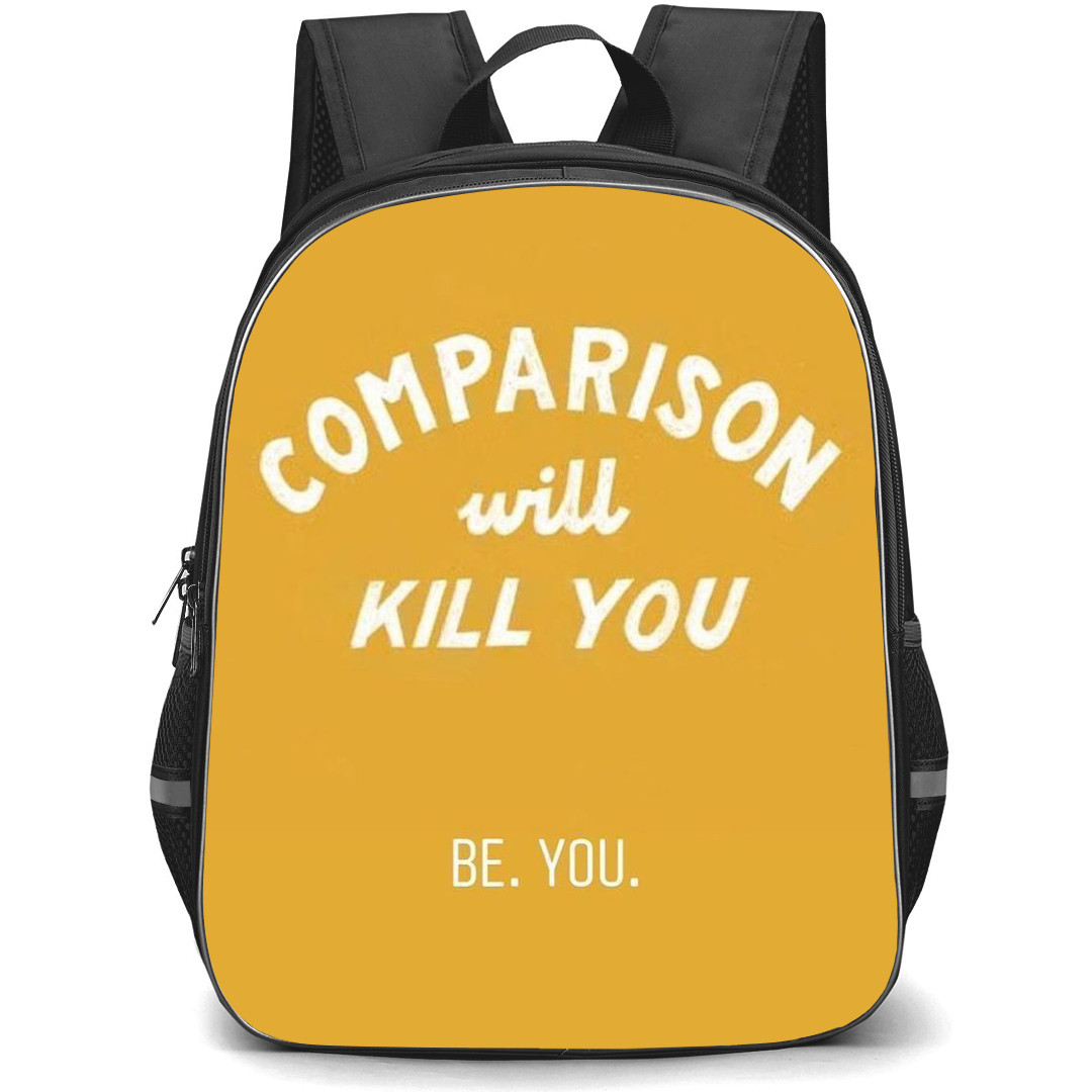 Quotes Backpack StudentPack - Quotes Comparison Will Kill You Yellow Poster