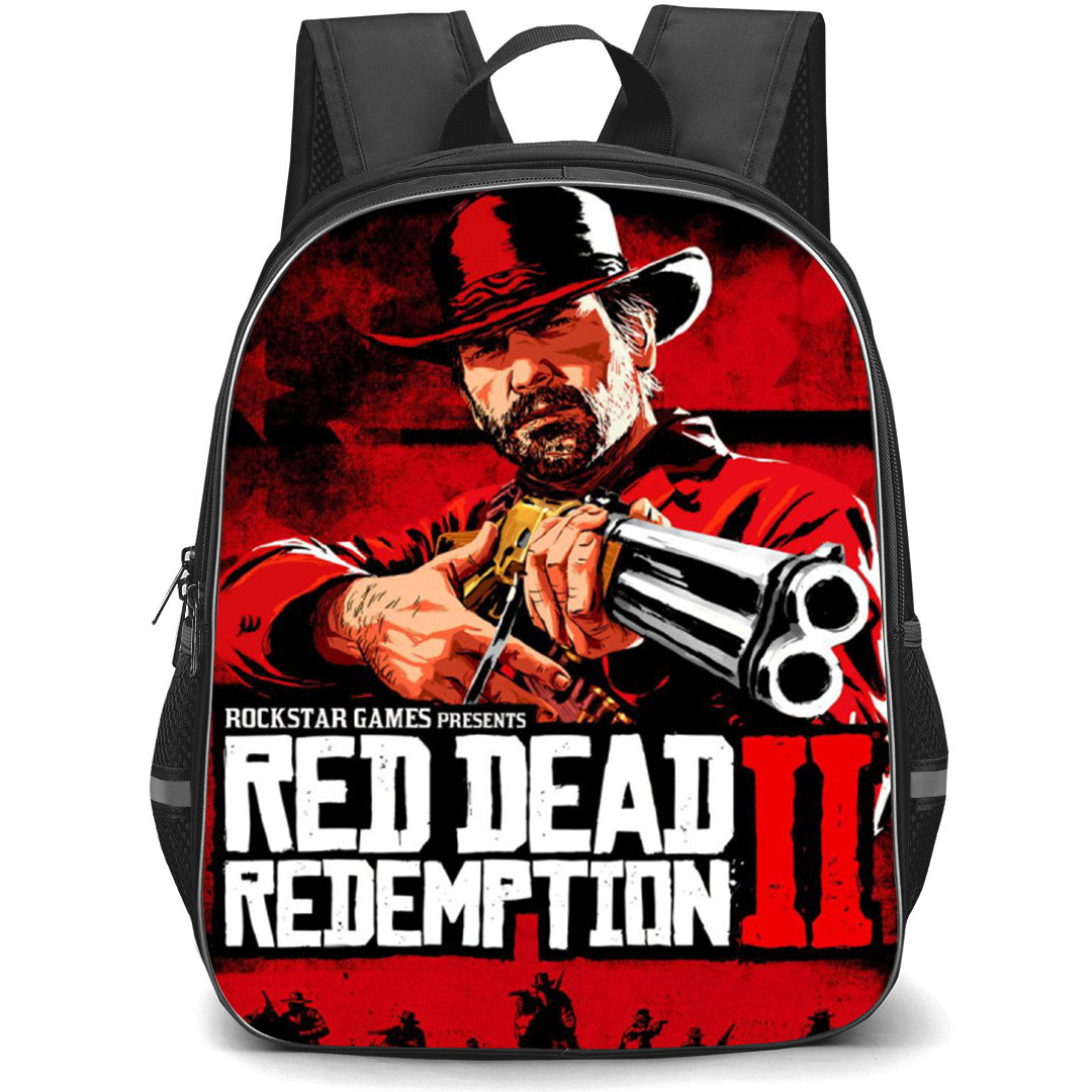 Red Dead Redemption Backpack School Bag StudentPack - Red Dead Redemption Official Cover Art Poster