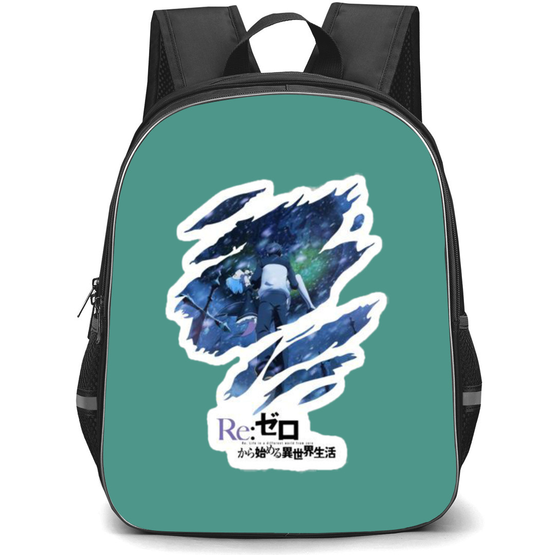Re Zero - Starting Life in Another World Backpack StudentPack - Re Zero - Starting Life in Another World Anime Art Sticker