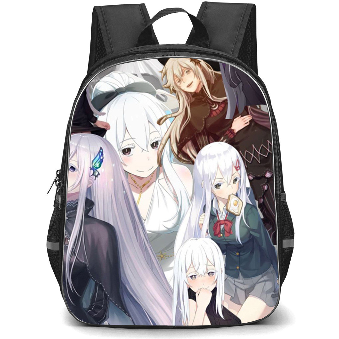 Re Zero - Starting Life in Another World Echidna Backpack StudentPack - Echidna Collage Poster