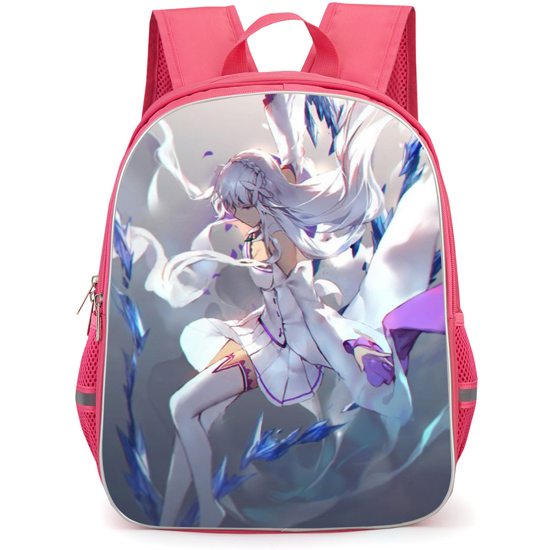Re Zero - Starting Life in Another World Emilia Backpack StudentPack - Emilia Aesthetic Magna Anime Art Poster