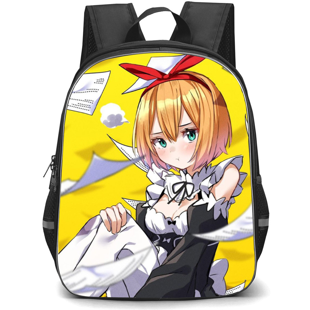 Re Zero - Starting Life in Another World Petra Leyte Backpack StudentPack - Petra Leyte Sitting On Yellow Background