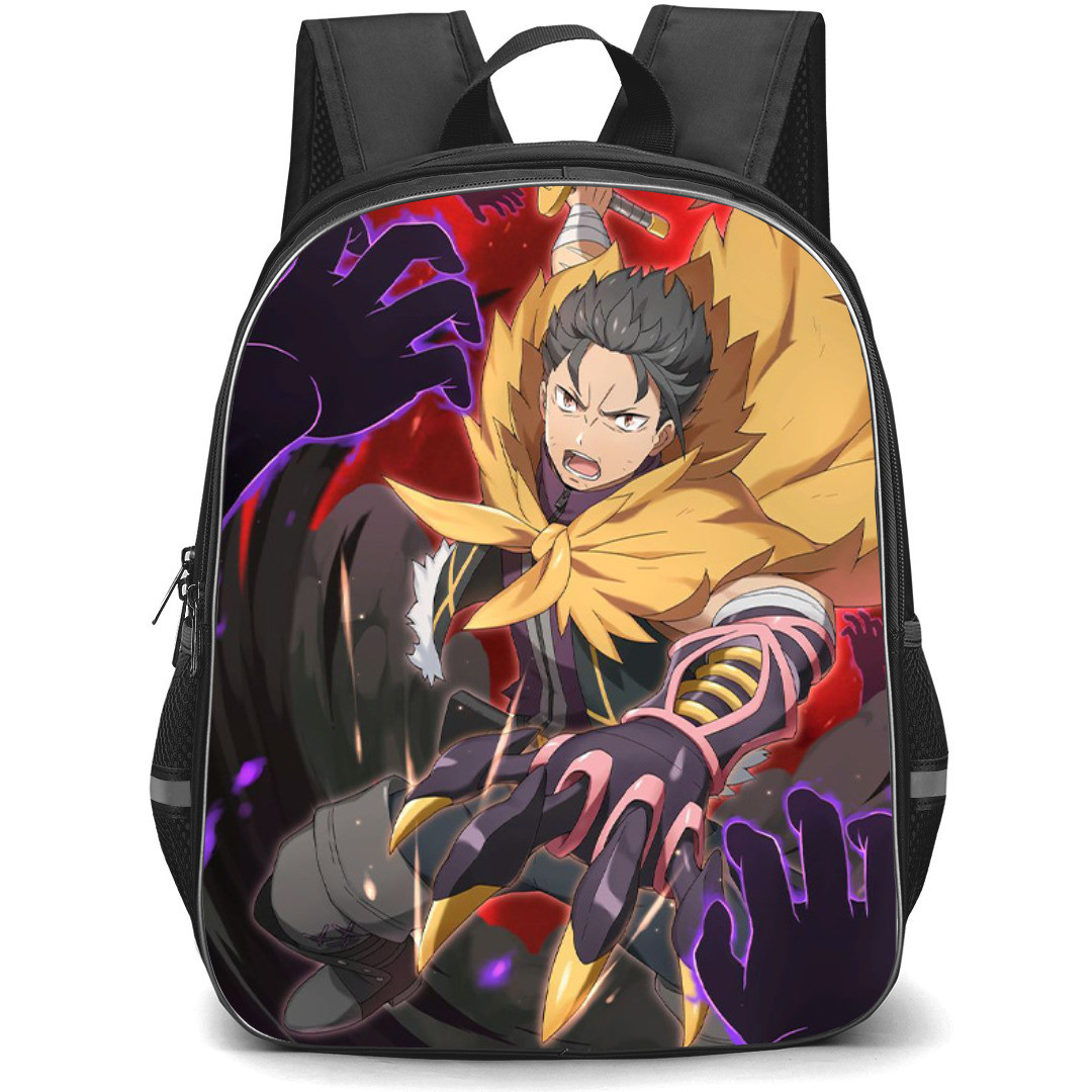 Re Zero - Starting Life in Another World Natsuki Subaru Backpack StudentPack - Natsuki Subaru Fighting Anime Art Poster