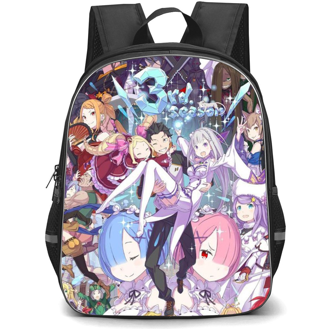 Re Zero - Starting Life in Another World Backpack StudentPack - Re Zero - Starting Life in Another World Official Season 3 Teaser Poster