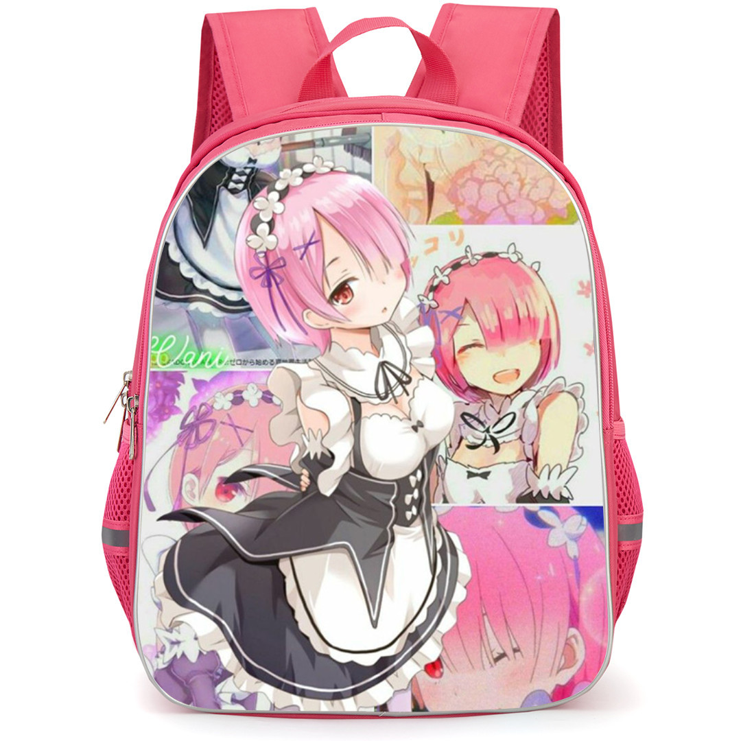 Re Zero - Starting Life in Another World Ram Backpack StudentPack - Ram Collage Poster