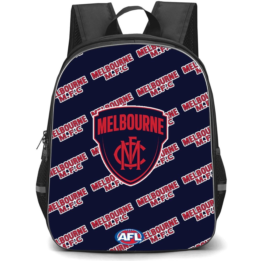 Melbourne Football Club Backpack StudentPack - Melbourne Football Club Medley Monogram Wordmark