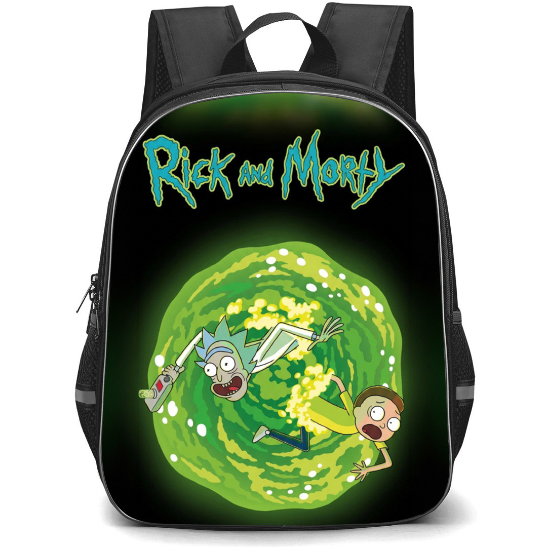 Rick And Morty Backpack School Bag StudentPack - Rick And Morty Falling Portrait Series Poster