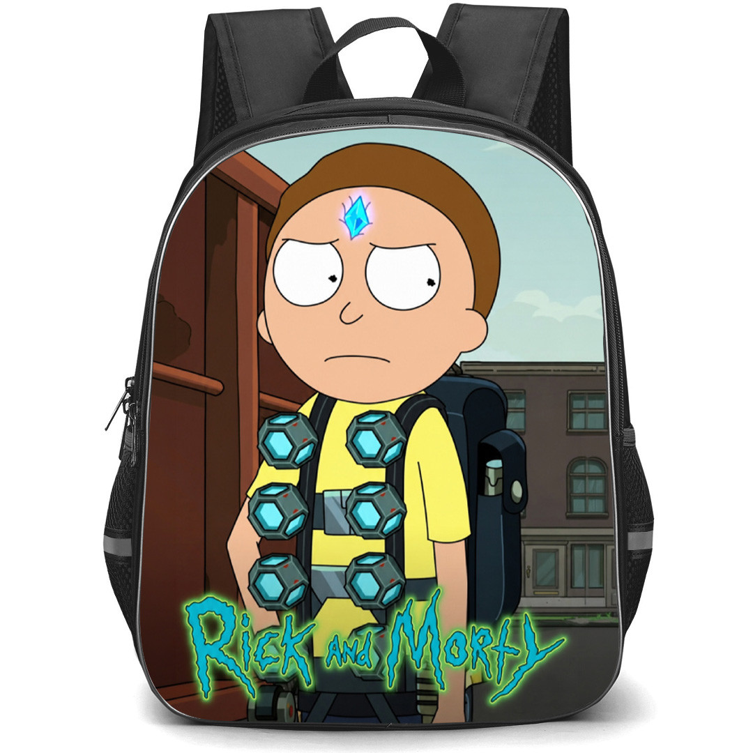 Rick And Morty Morty Smith Backpack School Bag StudentPack - Morty Smith Akira Variant Portrait Poster