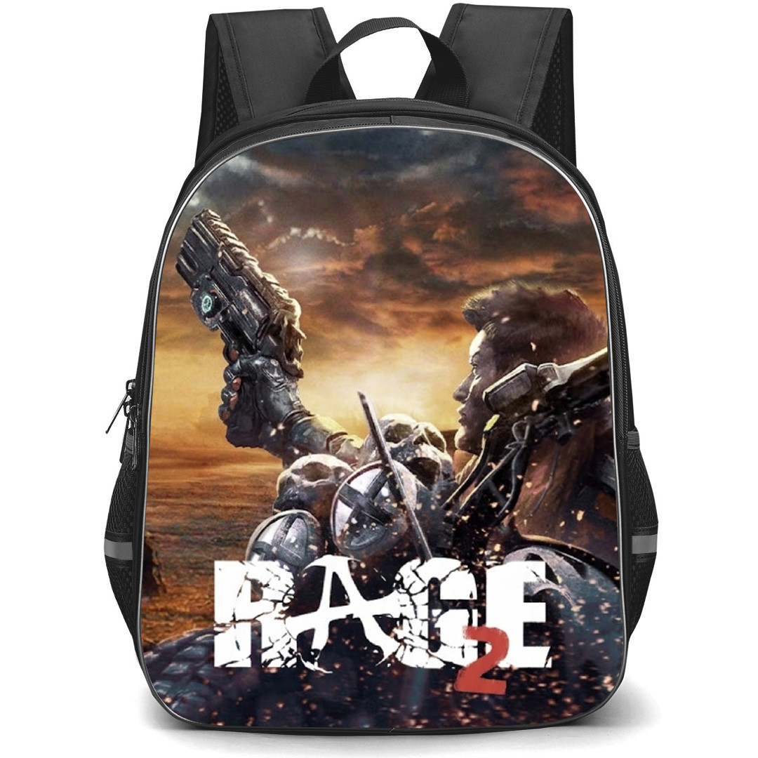 Rage Backpack School Bag StudentPack - Rage 2 Comic Art Game Poster