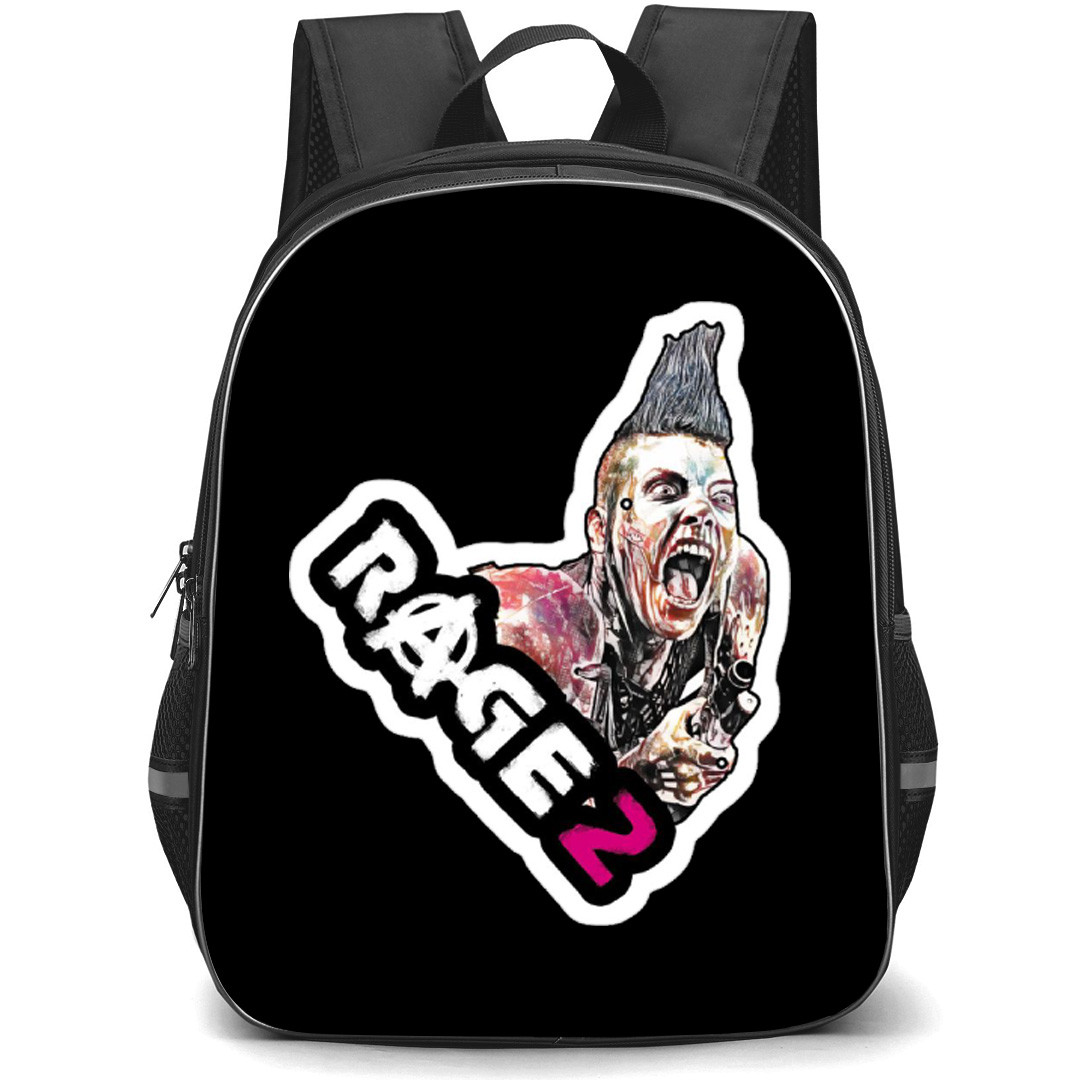 Rage Backpack School Bag StudentPack - Rage 2 Game Sticker