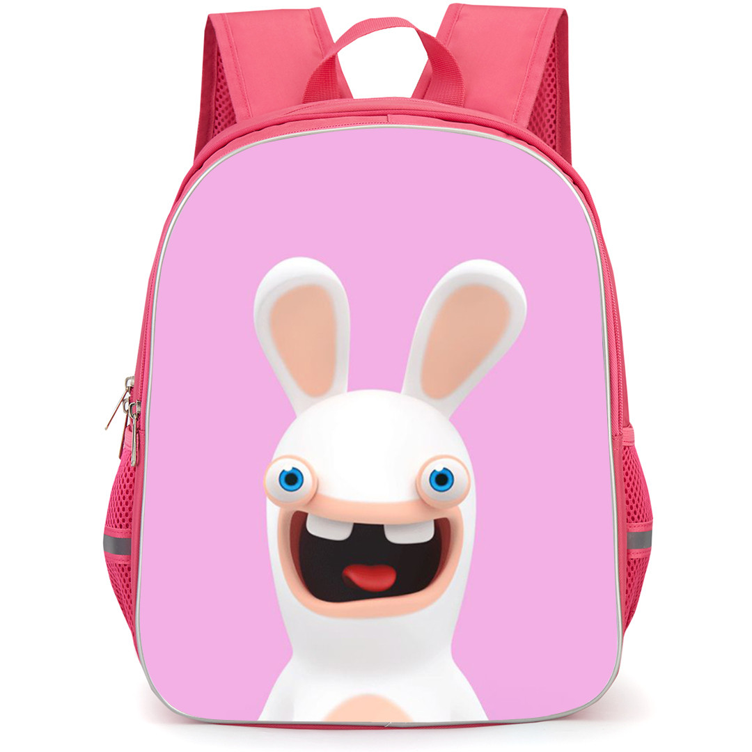 Rayman Raving Rabbids Backpack StudentPack - Rayman Raving Rabbids Playboy Logo On Black Background