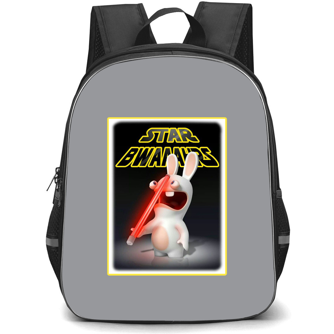 Rayman Raving Rabbids Backpack StudentPack - Rayman Raving Rabbids Smiling On Pink Background