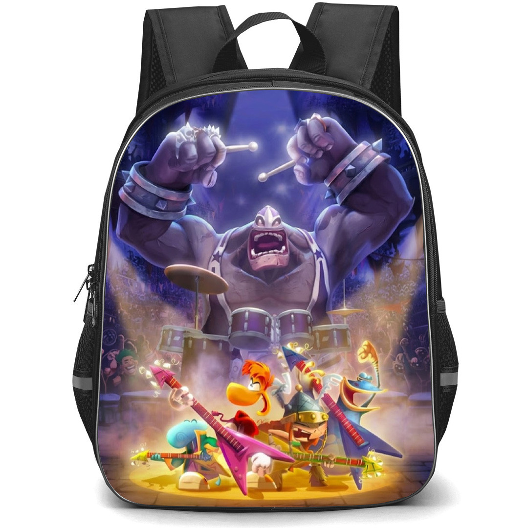 Rayman Backpack School Bag StudentPack - Rayman Characters Band Poster