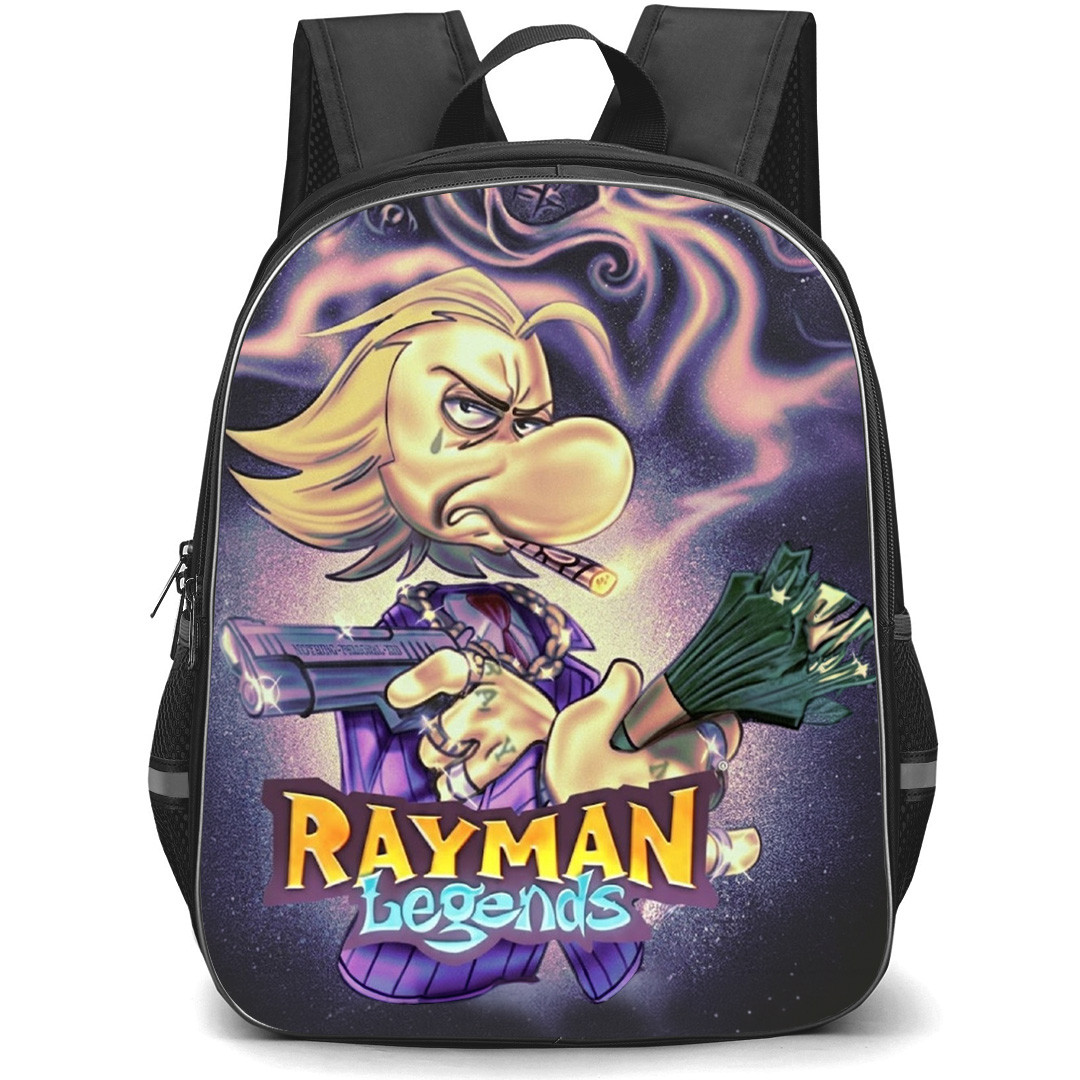 Rayman Backpack School Bag StudentPack - Rayman Legends Rich Fierce Game Poster