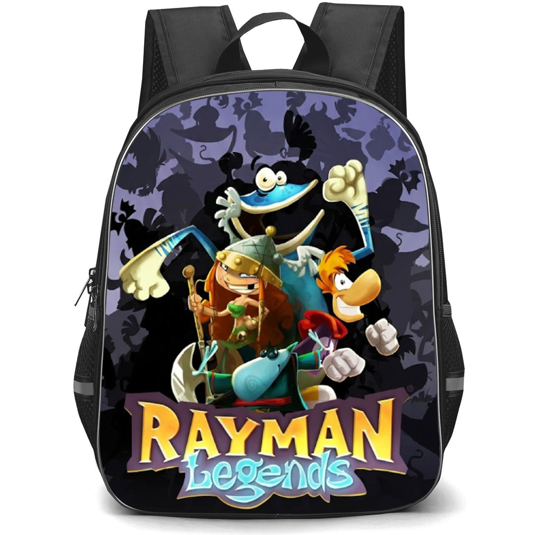 Rayman Backpack School Bag StudentPack - Rayman Legends Spooky Game Poster