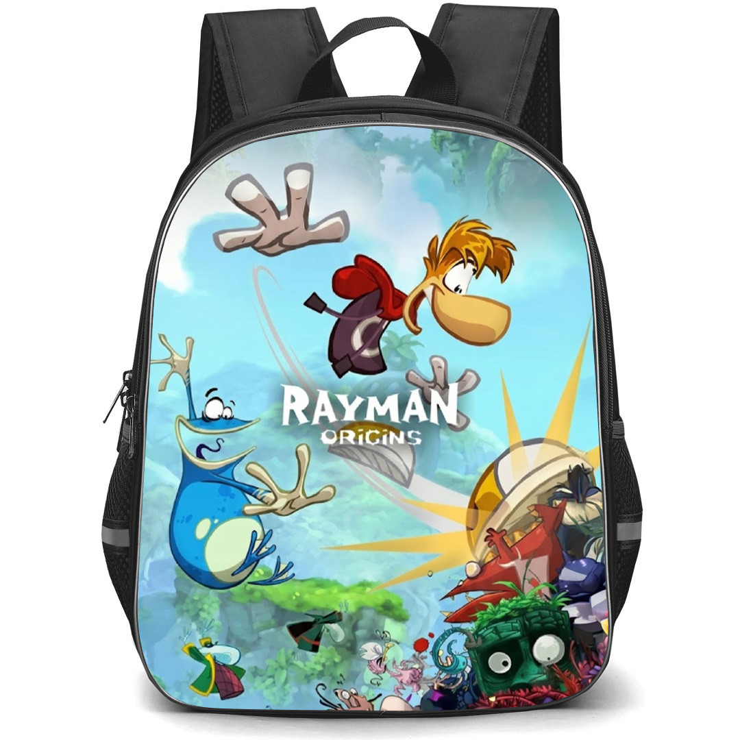 Rayman Backpack School Bag StudentPack - Rayman Origins Game Cover Art