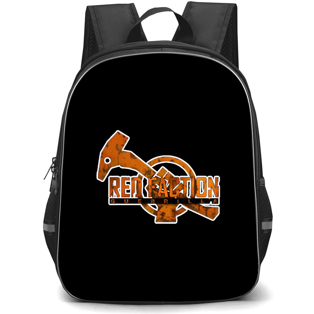 Red Faction Backpack School Bag StudentPack - Red Faction Guerilla Logo Sticker
