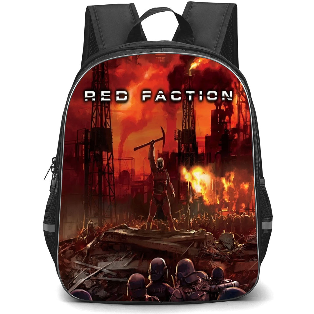 Red Faction Backpack School Bag StudentPack - Red Faction Revolution Poster