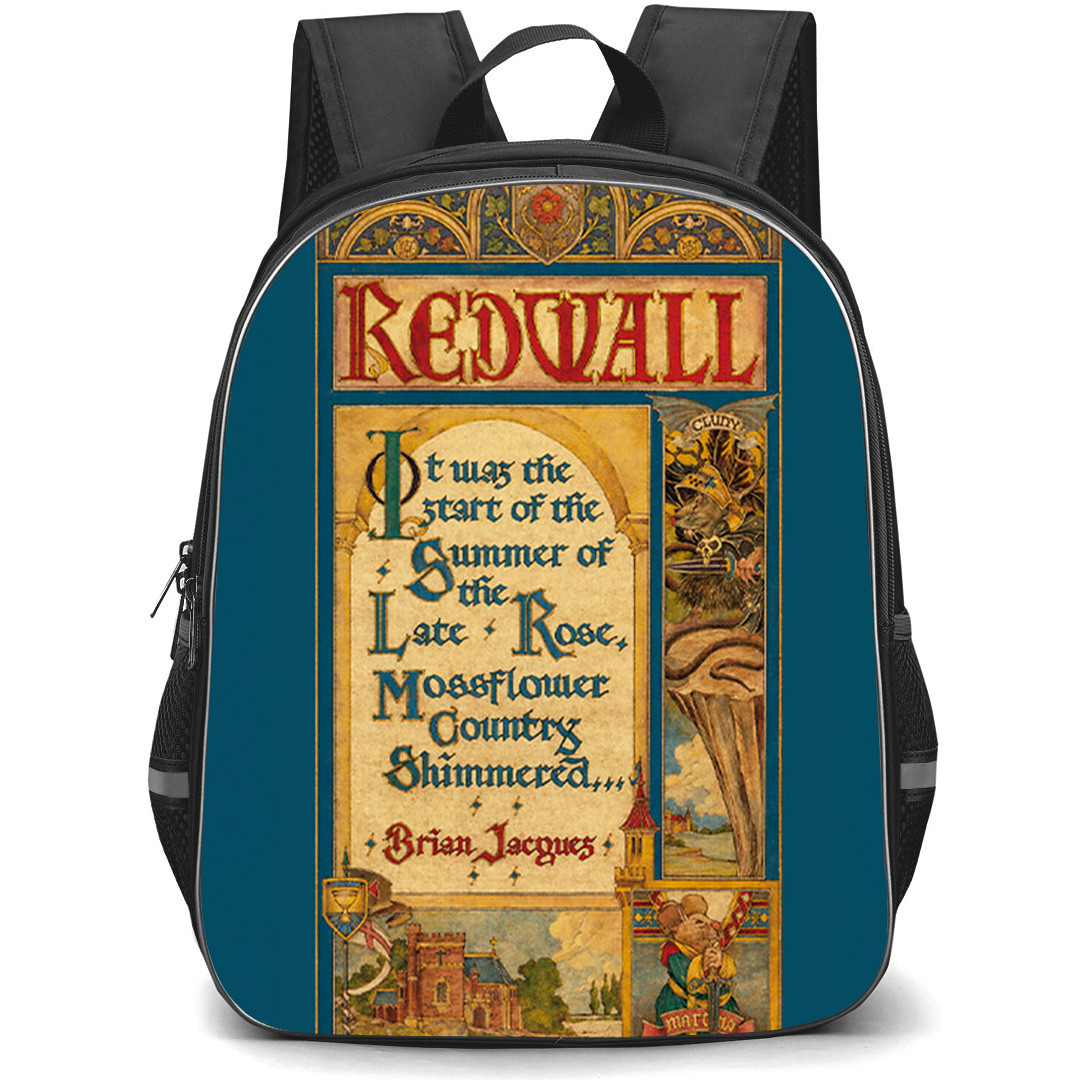 Redwall Backpack School Bag StudentPack - Redwall 1990 Avon Vintage Book Cover Poster