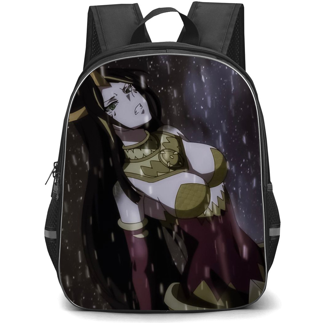 That Time I Got Reincarnated As A Slime Alvis Backpack StudentPack - Alvis Struggling in the Snow Black Background