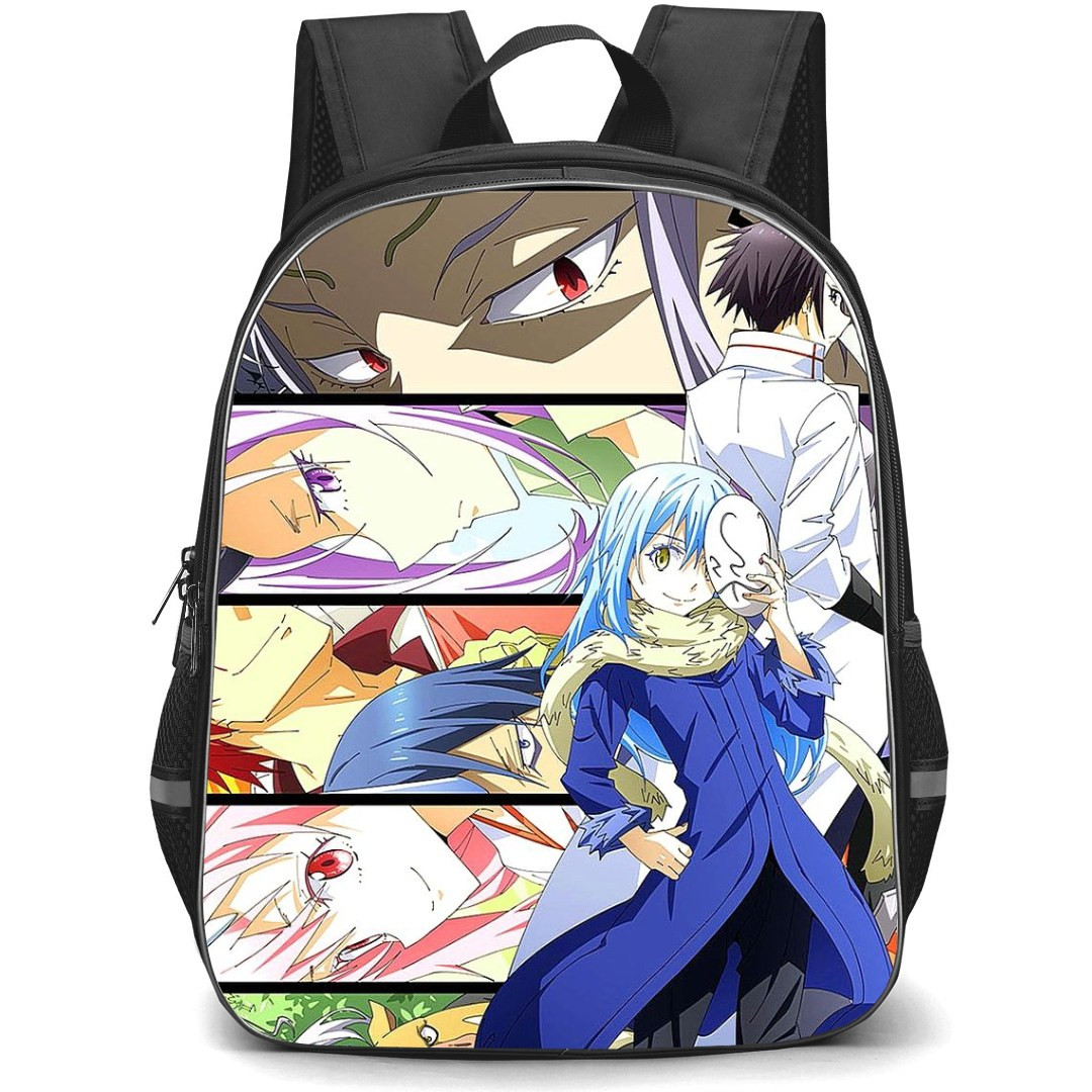That Time I Got Reincarnated As A Slime Backpack StudentPack - Characters Landscape Eyes Collage