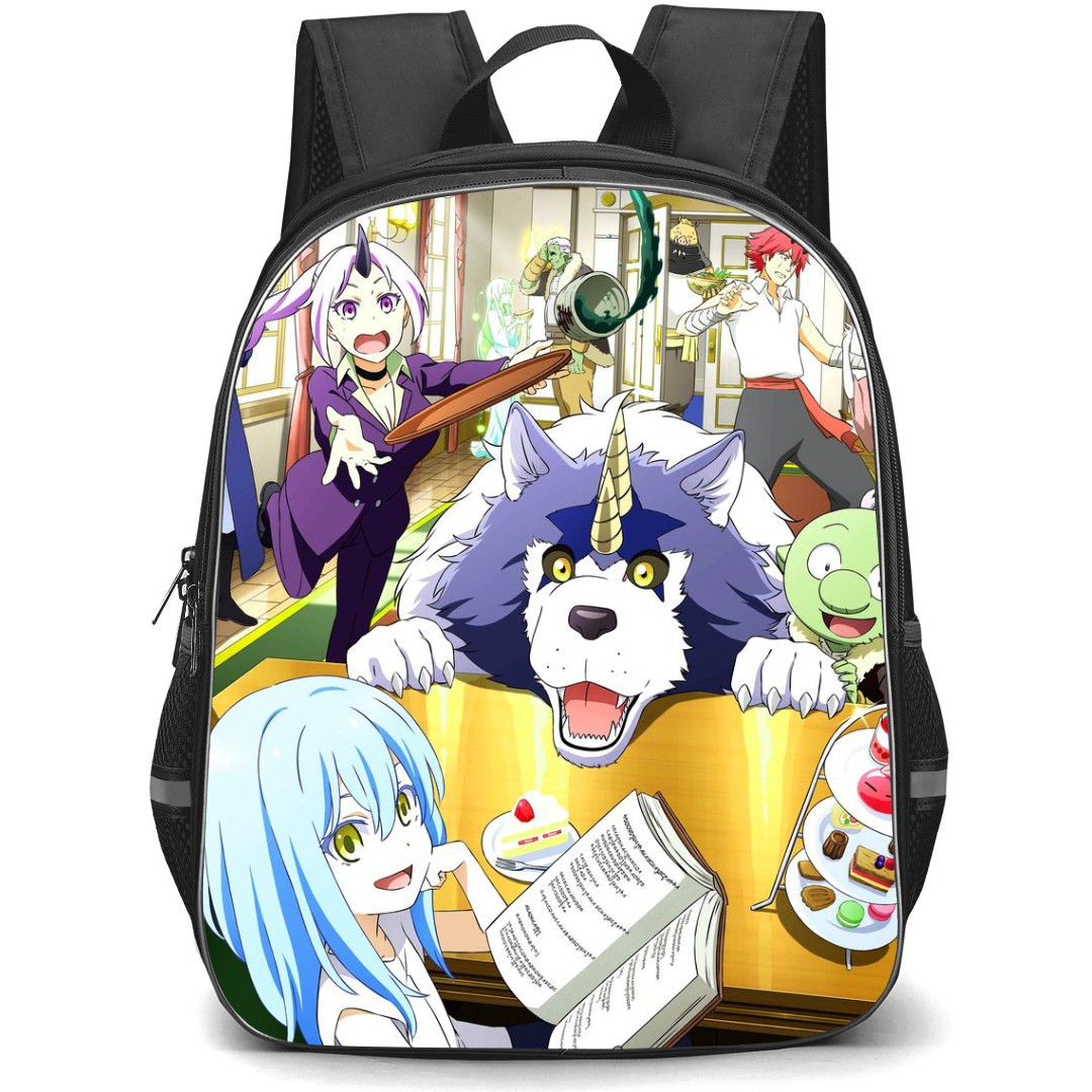 That Time I Got Reincarnated As A Slime Backpack StudentPack - Characters Spilling Tea in a Restaurant