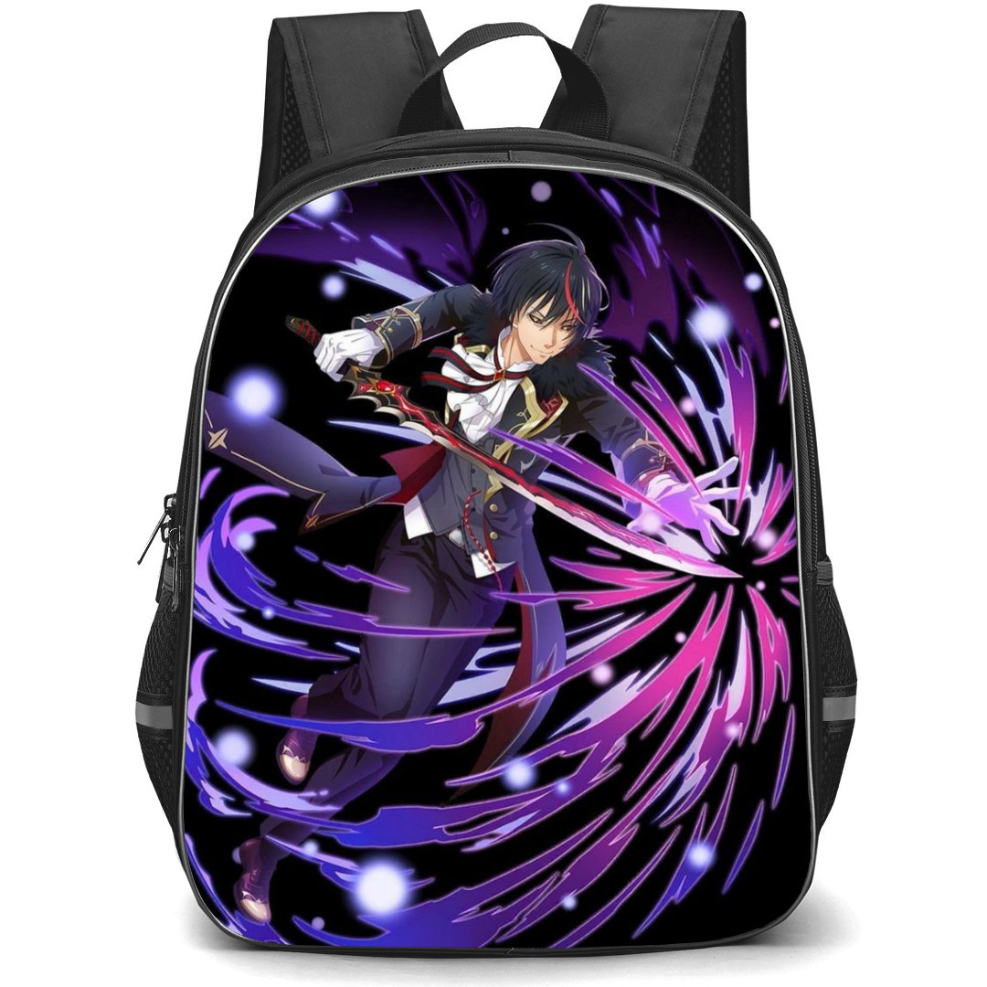 That Time I Got Reincarnated As A Slime Diablo Backpack StudentPack - Diablo Purple Slime Black Background