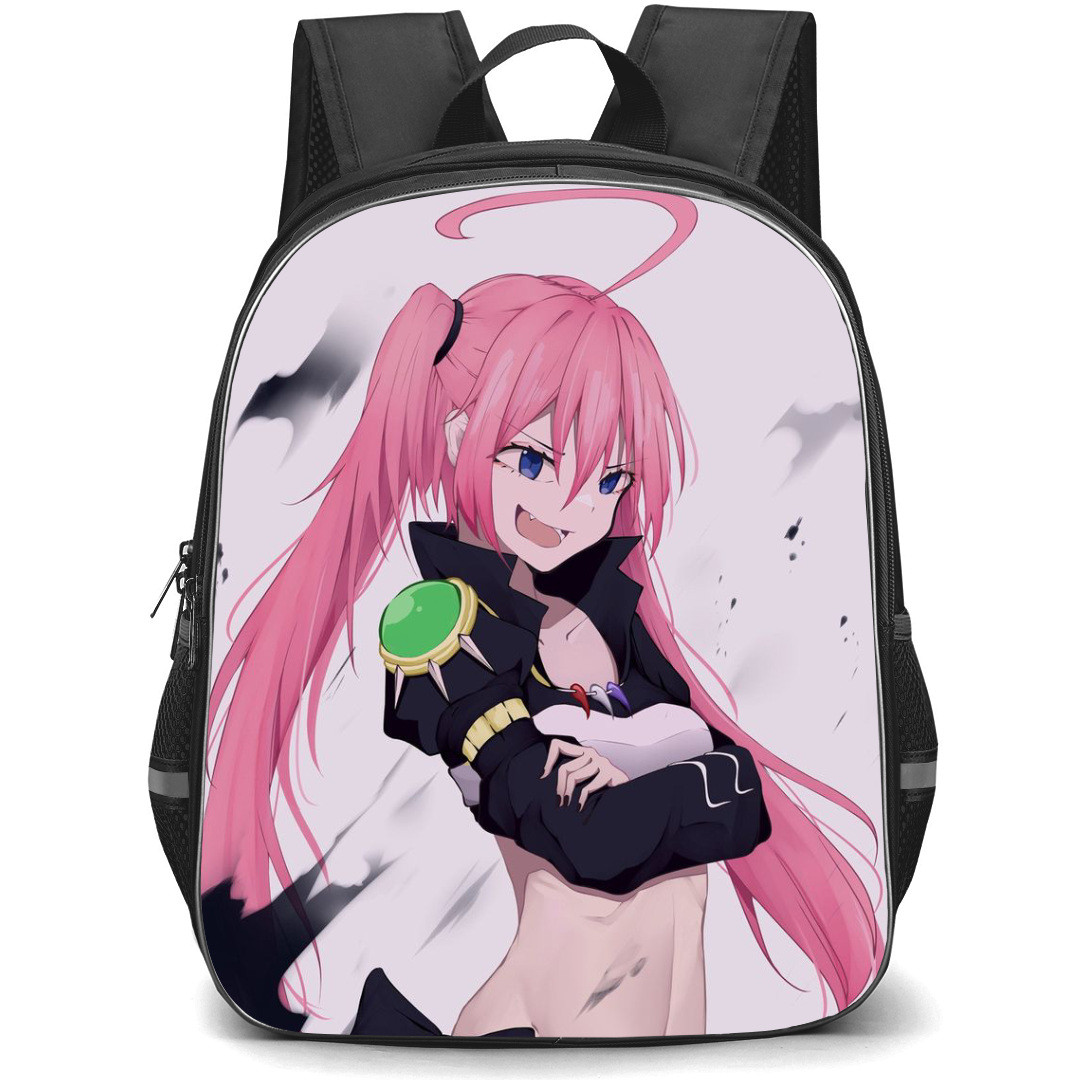 That Time I Got Reincarnated As A Slime Milim Nava Backpack StudentPack - Milim Nava Crossarms Grin Face Watercolor Art