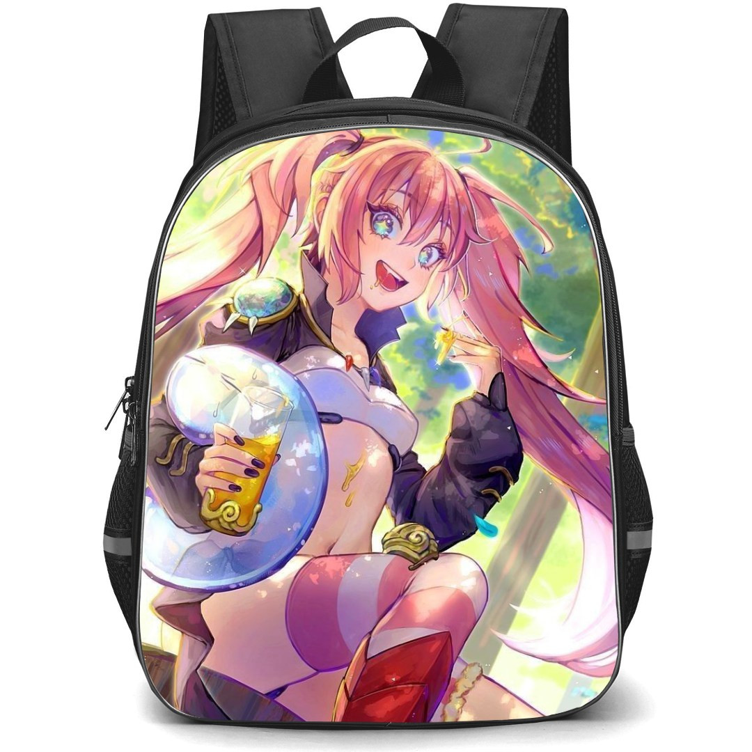 That Time I Got Reincarnated As A Slime Milim Nava Backpack StudentPack - Milim Nava Holding Slime Licking Honey