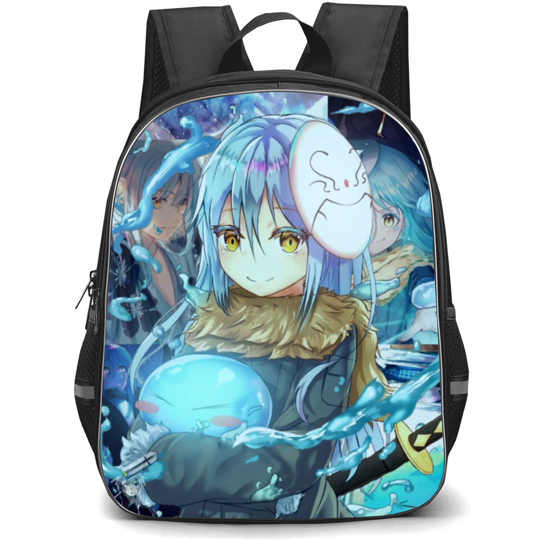 That Time I Got Reincarnated As A Slime Rimuru Tempest Backpack StudentPack - Rimuru Tempest Blue Collage Vintage Art