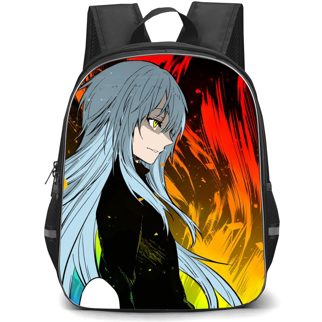 That Time I Got Reincarnated As A Slime Rimuru Tempest Backpack StudentPack - Rimuru Tempest Orange Background Illustration