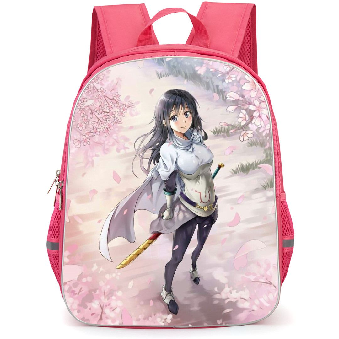 That Time I Got Reincarnated As A Slime Shizue Izawa Backpack StudentPack - Shizue Izawa Cherry Blossom Watercolor Painting Art