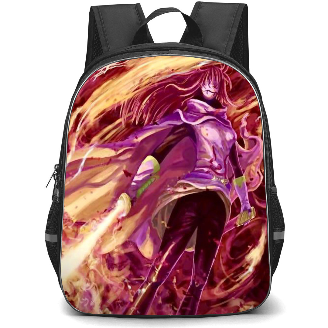 That Time I Got Reincarnated As A Slime Shizue Izawa Backpack StudentPack - Shizue Izawa Flaming Oil Painting Art