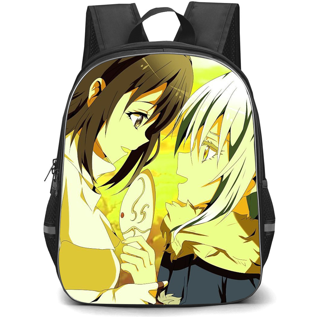 That Time I Got Reincarnated As A Slime Backpack StudentPack - Shizue Izawa & Rimuru Tempest Talking Yellow Hue