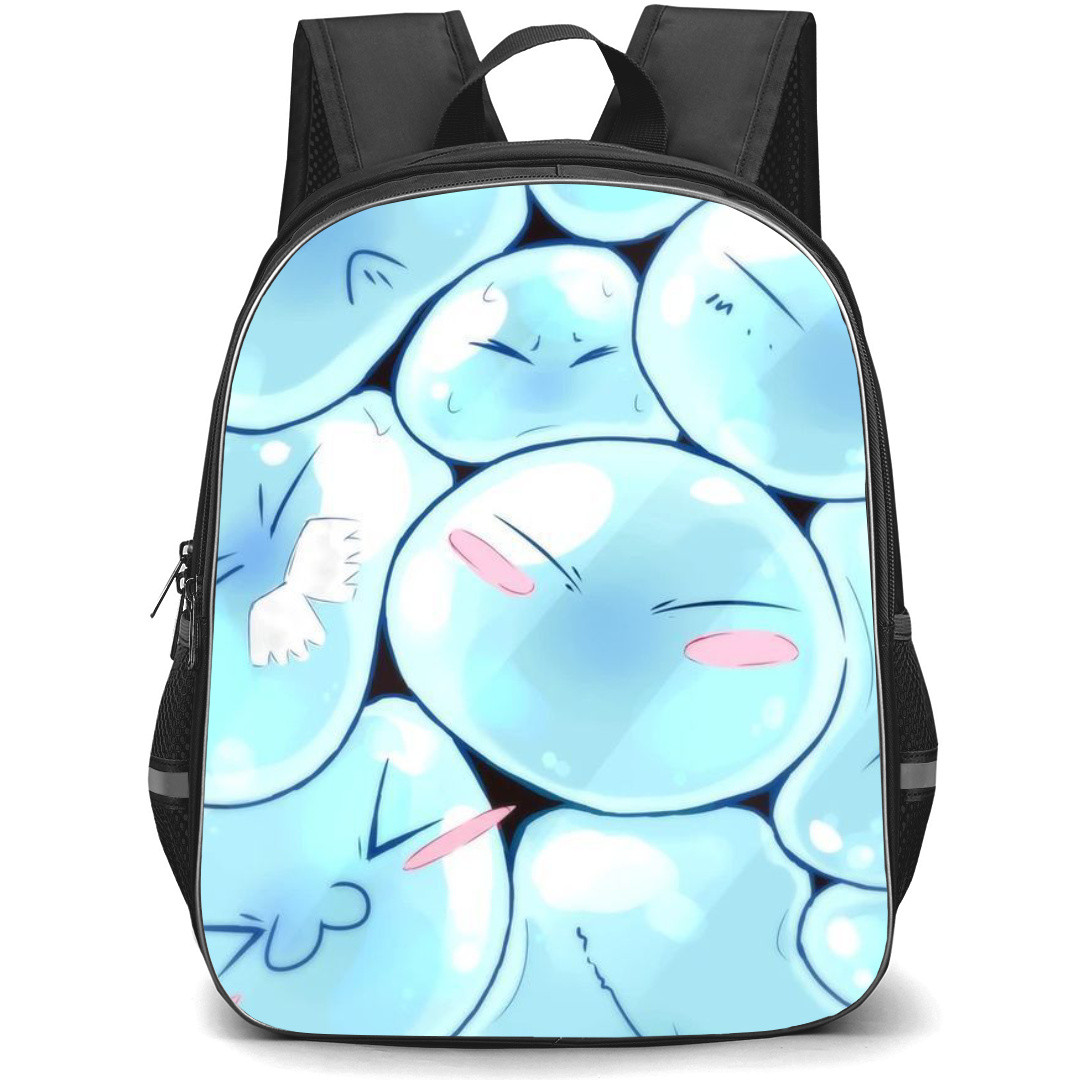 That Time I Got Reincarnated As A Slime Backpack StudentPack - Slime Blue Squeezed
