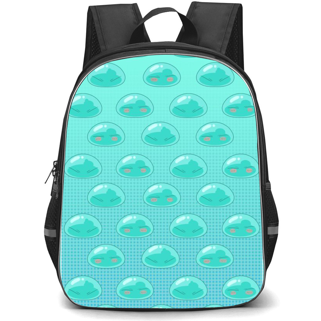 That Time I Got Reincarnated As A Slime Backpack StudentPack - Slime Green Pattern Art
