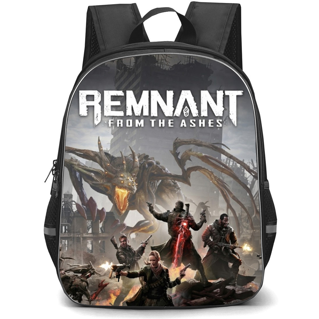 Remnant From The Ashes Backpack School Bag StudentPack - Remnant From The Ashes Singe Boss Game Cover Art