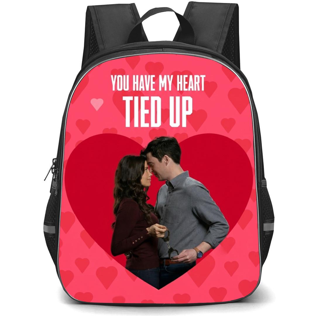 Resident Alien Backpack School Bag StudentPack - Ben Hawthorne And Kate Hawthorne Heart Phrase Poster