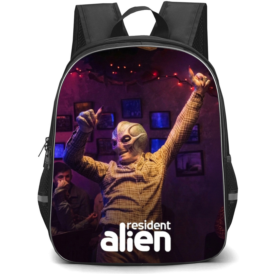 Resident Alien Harry Vanderspeigle Backpack School Bag StudentPack - Harry Vanderspeigle Season 1 Dancing Poster