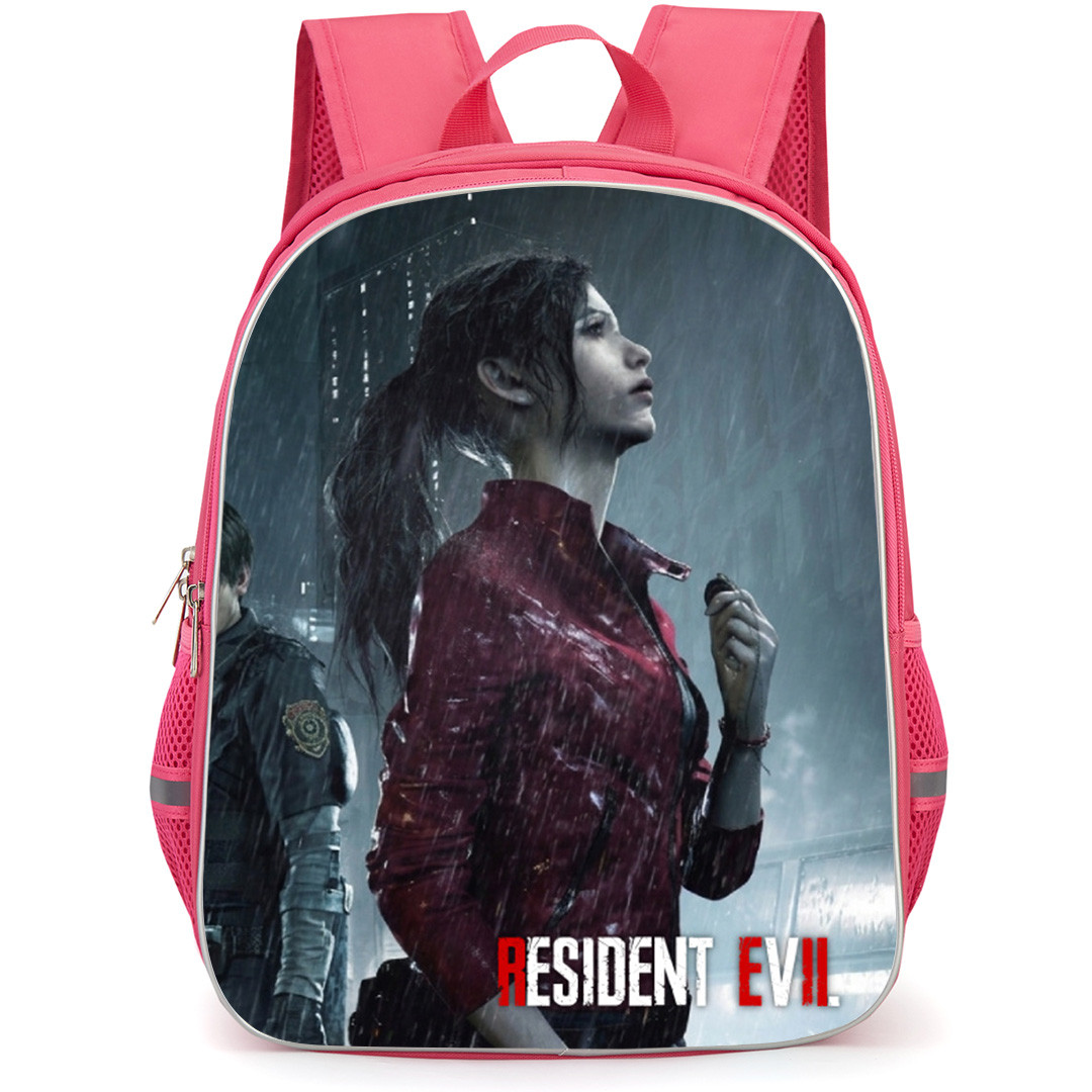 Resident Evil Claire Redfield Backpack School Bag StudentPack - Claire Redfield Raining Side Portrait Poster