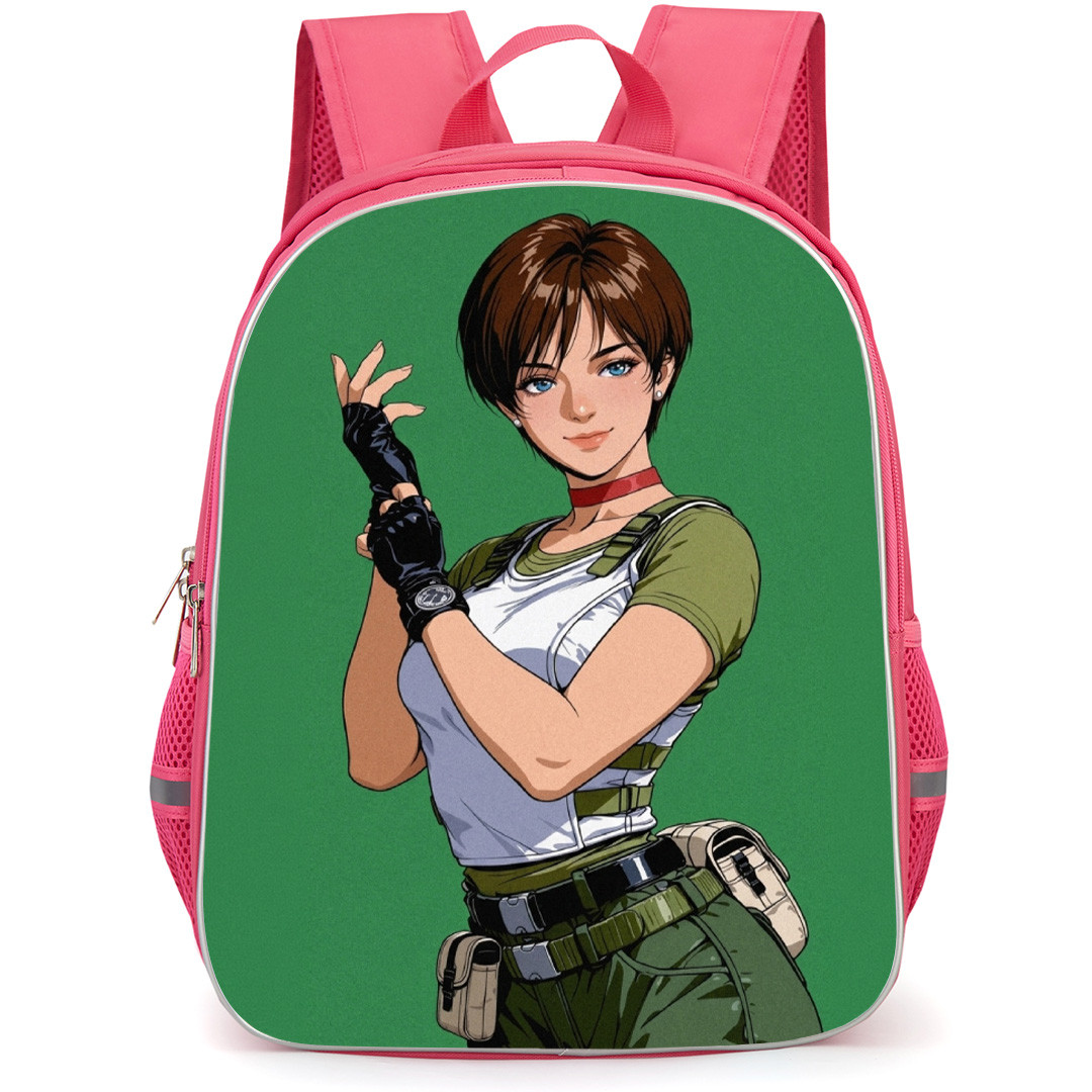 Resident Evil Rebecca Chambers Backpack School Bag StudentPack - Rebecca Chambers Suit Up Smiling Portrait