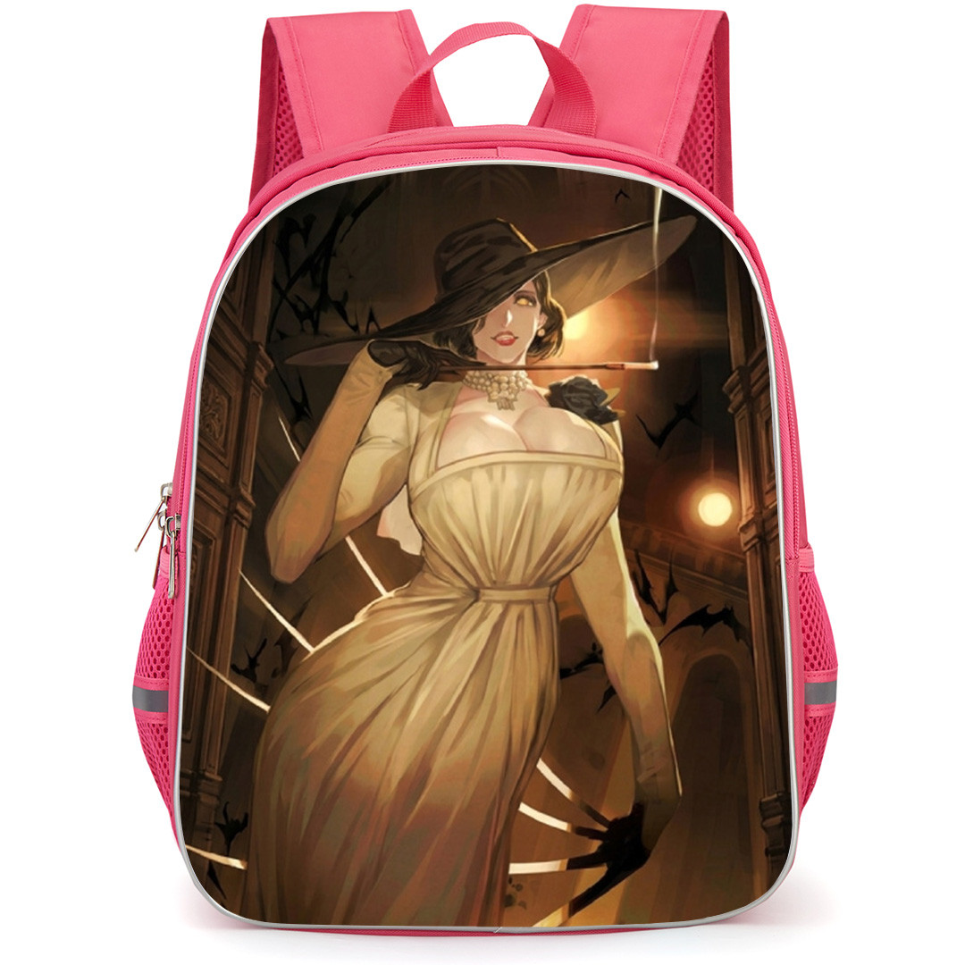 Resident Evil Vampire Lady Backpack School Bag StudentPack - Vampire Lady Fierce Smiling Portrait