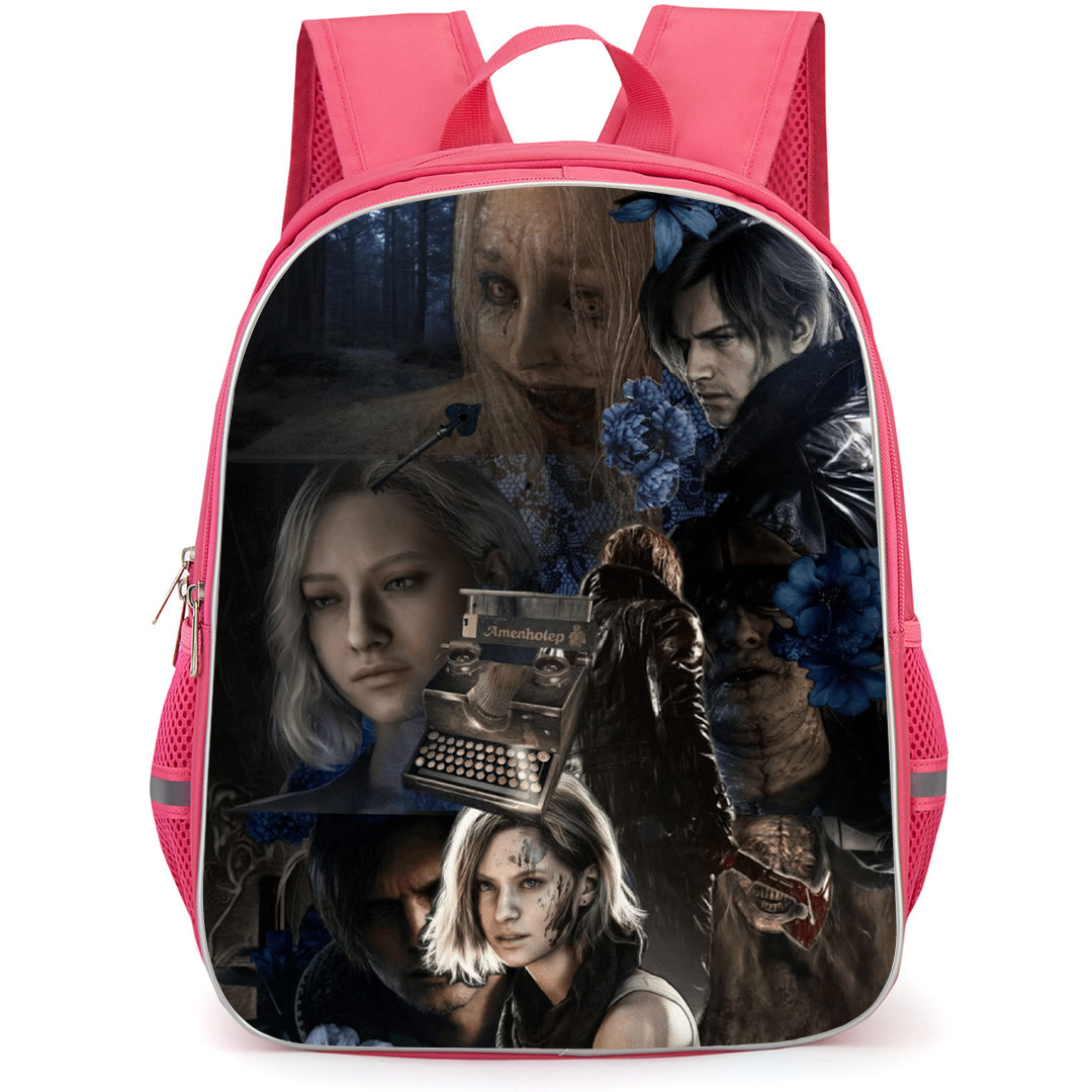 Resident Evil Requiem Backpack School Bag StudentPack - Resident Evil Requiem Characters Collage