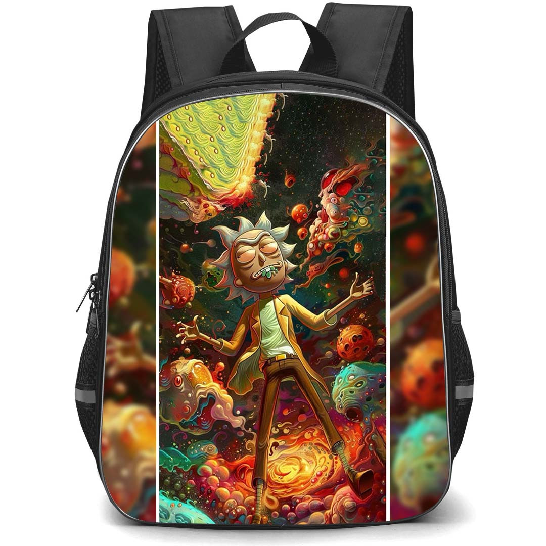 Rick And Morty Backpack StudentPack - Rick And Morty AI-Generated Art Poster